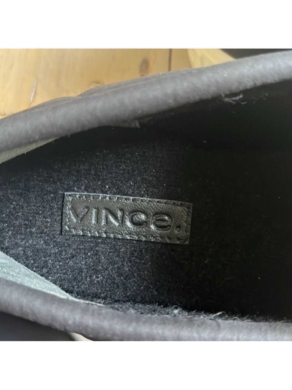 New VINCE Blair Quilted Nylon Slip-On Sneakers in Black US 9.5 - Picture 9 of 12